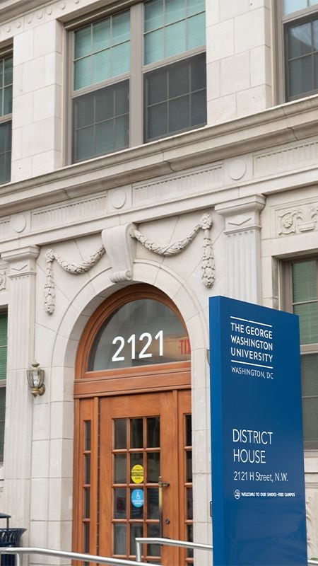 District House Residence Hall on the Campus of George Washington University