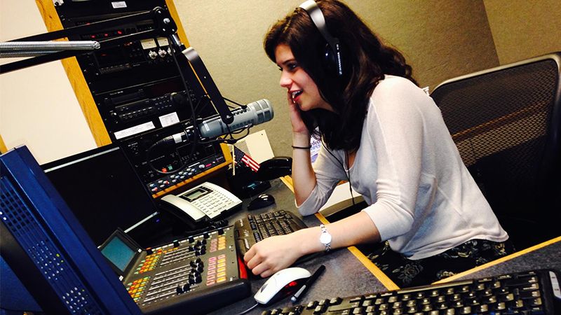 Journalism and Communications student hosts podcast.
